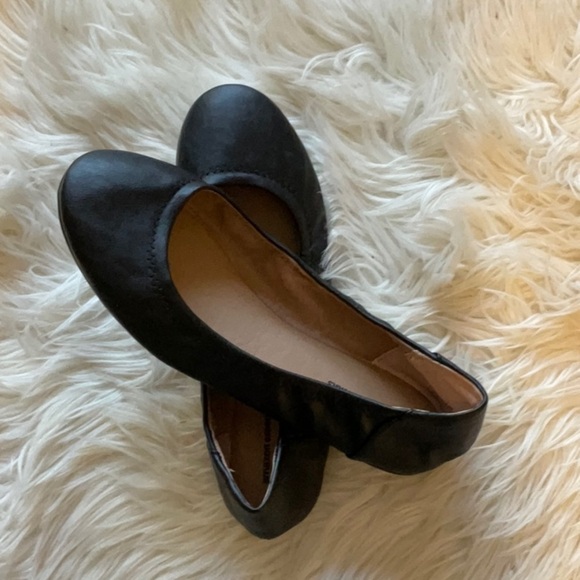 Amazon Essentials Women’s Casual Black Faux Leather Belice Ballet Flats Size 9.5 - Picture 7 of 9